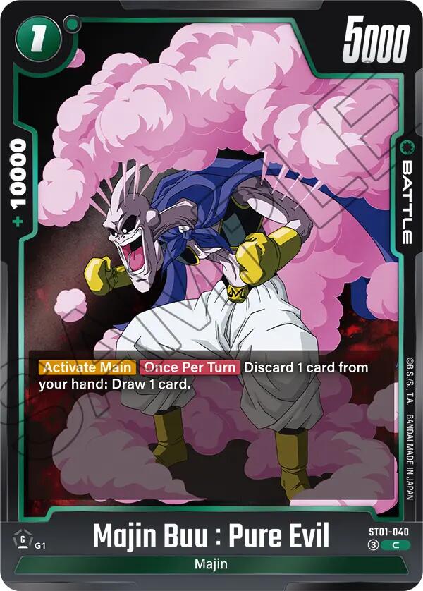 Majin Buu : Pure Evil (ST01-040) [Story Booster 01] | Total Play