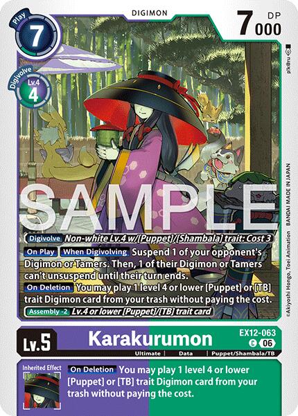 Karakurumon [EX12-063] [Digital World Shambala] | Total Play