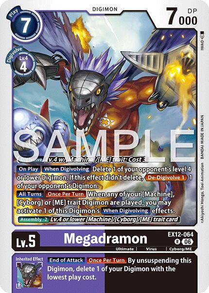 Megadramon [EX12-064] [Digital World Shambala] | Total Play