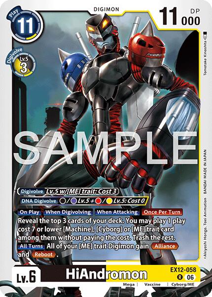 HiAndromon [EX12-058] [Digital World Shambala] | Total Play