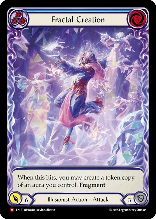 Fractal Creation (Extended Art) [OMN040] (Omens of the Third Age)  Cold Foil | Total Play