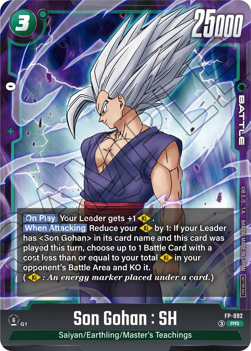 Son Gohan:SH (FP-092) (Ultimate Battle 2026 Vol. 3) [Fusion World Tournament Cards] | Total Play