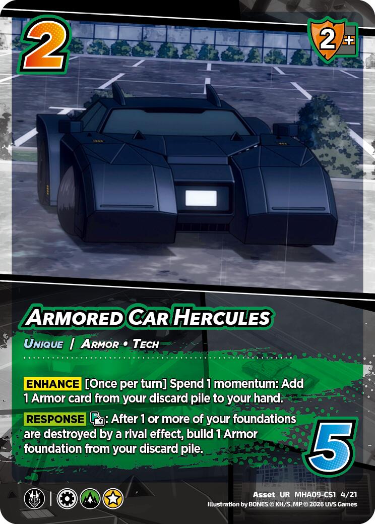 Armored Car Hercules [Challenger Series: My Hero Academia - Final Battle] | Total Play