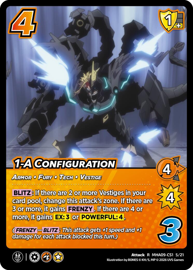 1-A Configuration [Challenger Series: My Hero Academia - Final Battle] | Total Play