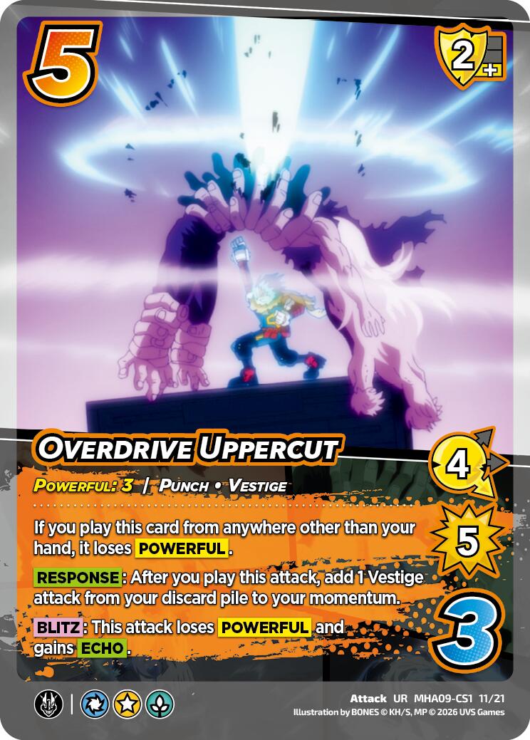 Overdrive Uppercut [Challenger Series: My Hero Academia - Final Battle] | Total Play