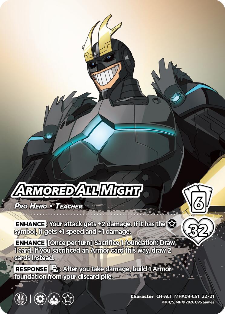 Armored All Might (Alternative Art) [Challenger Series: My Hero Academia - Final Battle] | Total Play