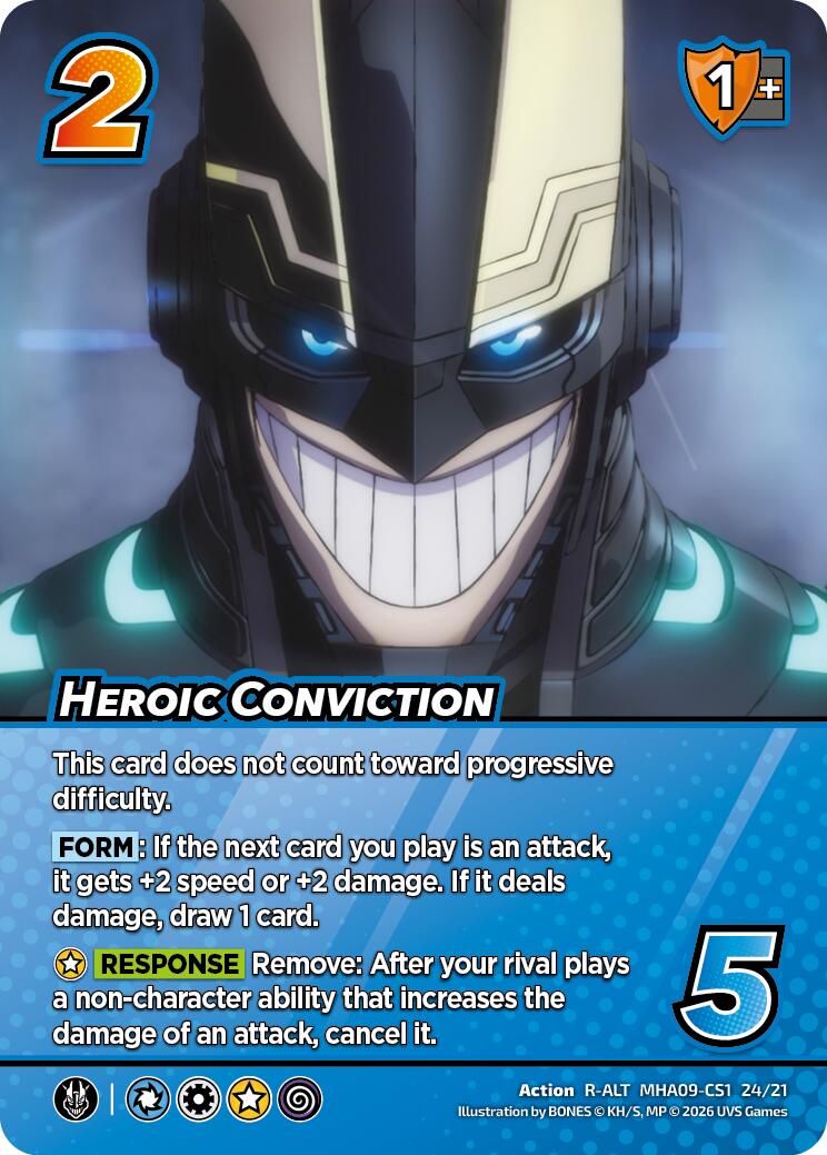 Heroic Conviction (Alternative Art) [Challenger Series: My Hero Academia - Final Battle] | Total Play