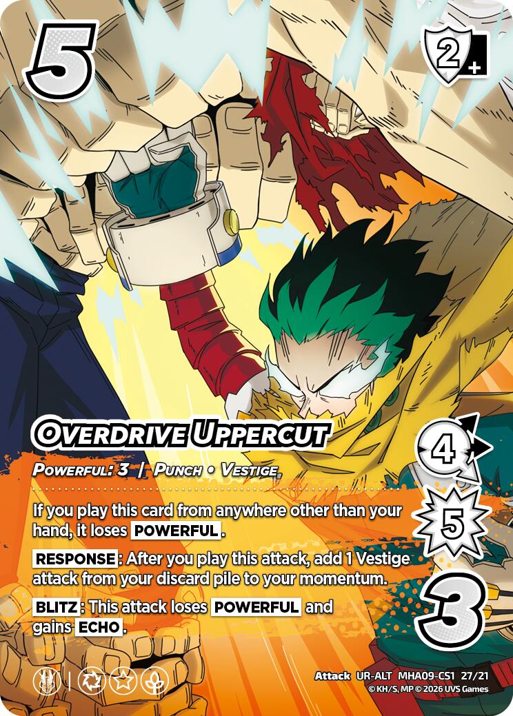 Overdrive Uppercut (Alternative Art) [Challenger Series: My Hero Academia - Final Battle] | Total Play