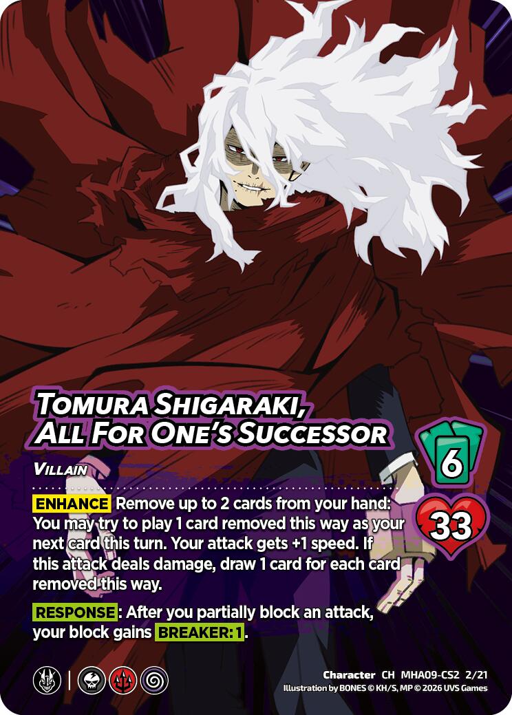 Tomura Shigaraki, All For One's Successor [Challenger Series: My Hero Academia - Final Battle] | Total Play