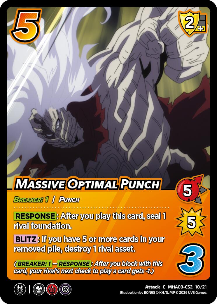 Massive Optimal Punch [Challenger Series: My Hero Academia - Final Battle] | Total Play