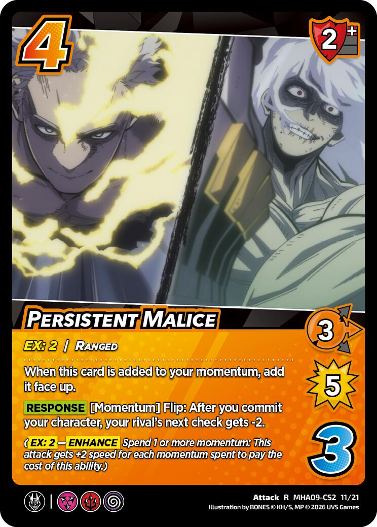 Persistent Malice [Challenger Series: My Hero Academia - Final Battle] | Total Play
