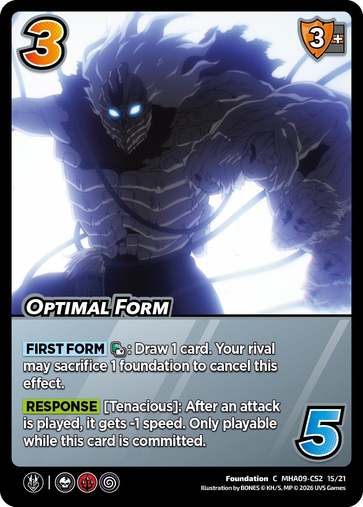 Optimal Form [Challenger Series: My Hero Academia - Final Battle] | Total Play