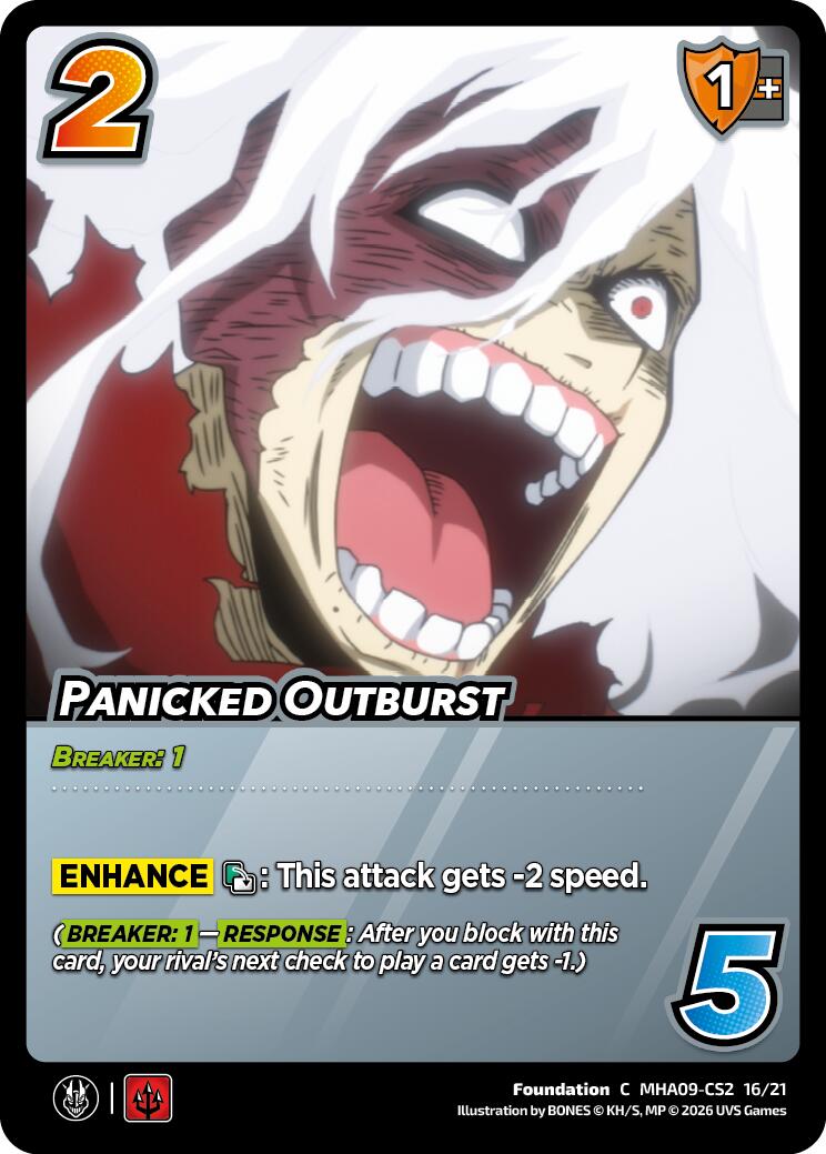 Panicked Outburst [Challenger Series: My Hero Academia - Final Battle] | Total Play