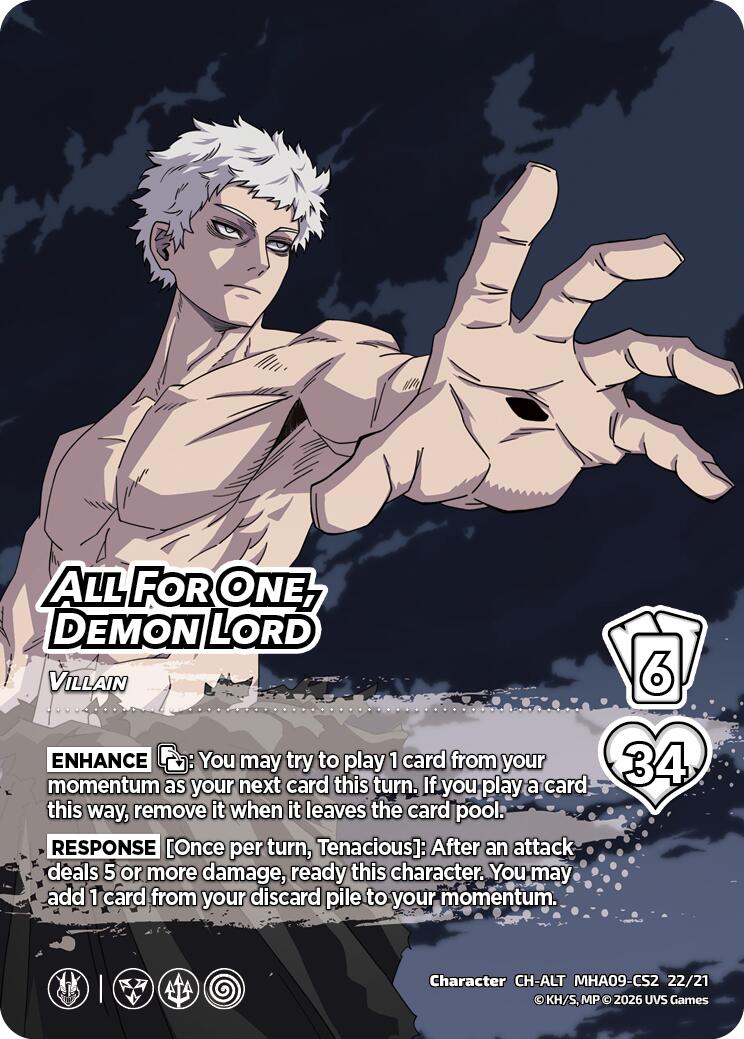 All For One, Demon Lord (Alternative Art) [Challenger Series: My Hero Academia - Final Battle] | Total Play