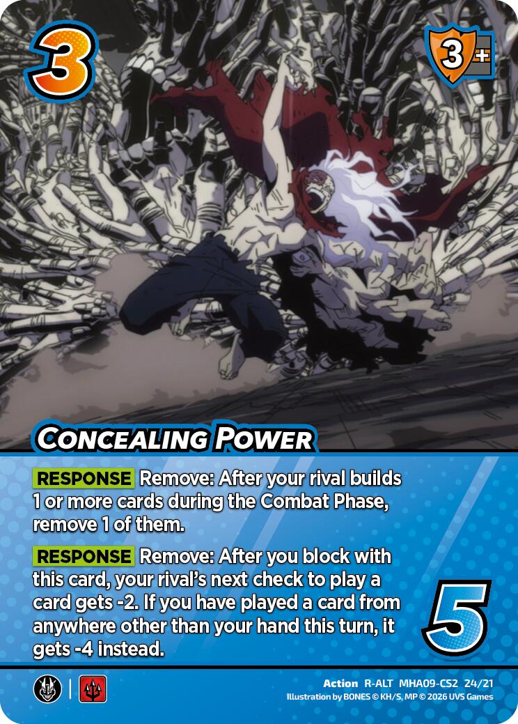 Concealing Power (Alternative Art) [Challenger Series: My Hero Academia - Final Battle] | Total Play