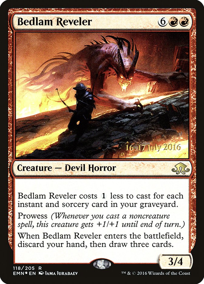 Bedlam Reveler [Eldritch Moon Prerelease Promos] | Total Play