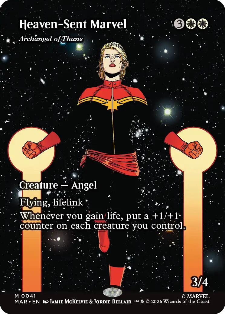 Heaven-Sent Marvel - Archangel of Thune (Borderless) [Marvel Universe: Eternal-Legal] | Total Play