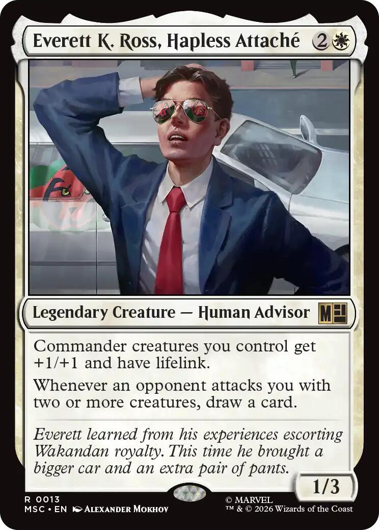 Everett K. Ross, Hapless Attache (Surge Foil) [Marvel Super Heroes Commander] | Total Play