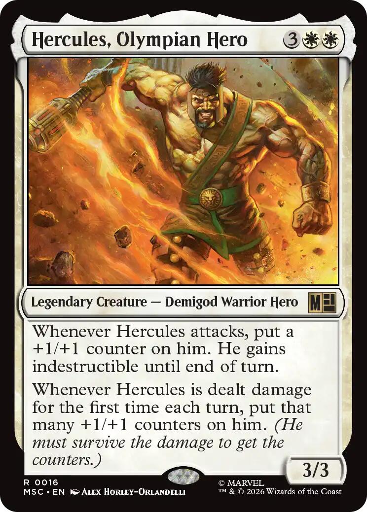 Hercules, Olympian Hero (Surge Foil) [Marvel Super Heroes Commander] | Total Play