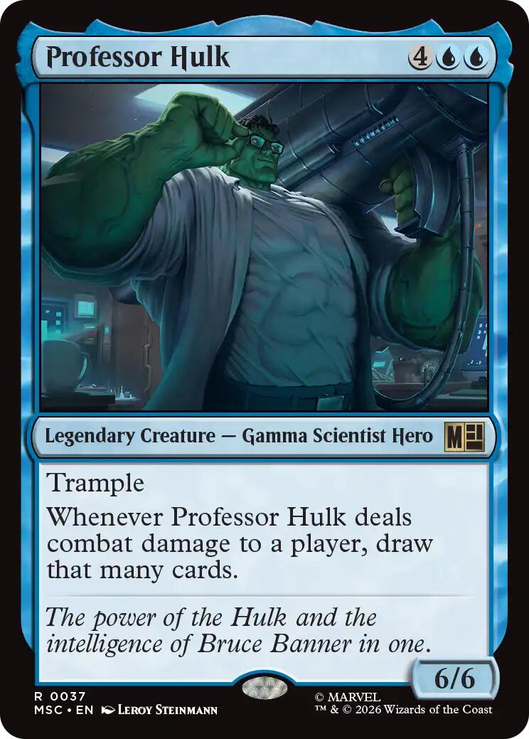 Professor Hulk (Surge Foil) [Marvel Super Heroes Commander] | Total Play