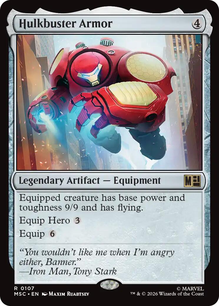 Hulkbuster Armor (Surge Foil) [Marvel Super Heroes Commander] | Total Play