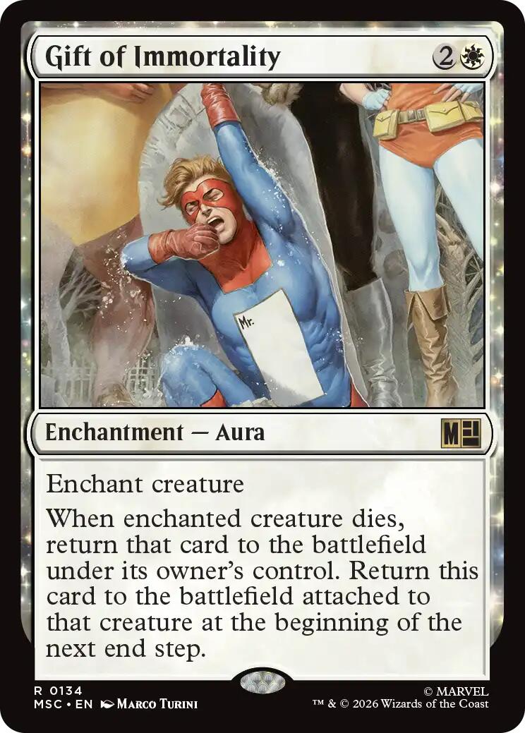 Gift of Immortality (Surge Foil) [Marvel Super Heroes Commander] | Total Play
