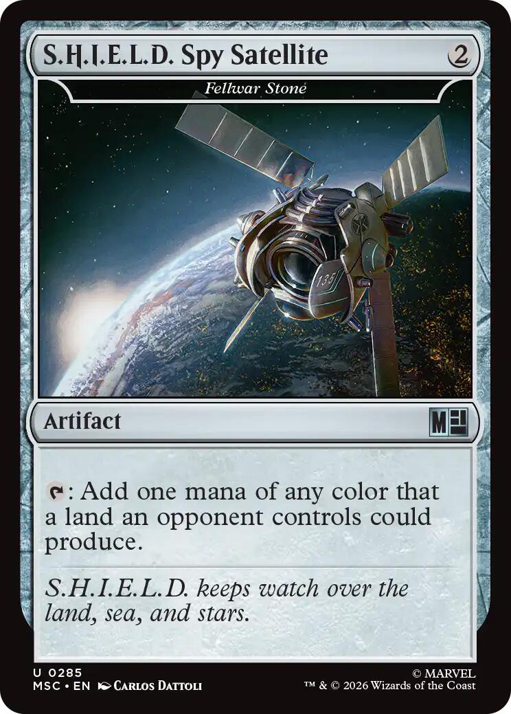 S.H.I.E.L.D. Spy Satellite - Fellwar Stone (Surge Foil) [Marvel Super Heroes Commander] | Total Play