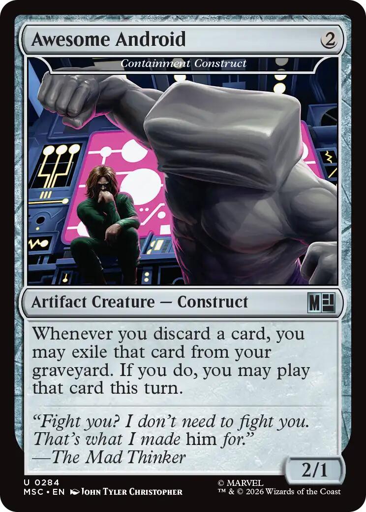 Awesome Android - Containment Construct (Surge Foil) [Marvel Super Heroes Commander] | Total Play