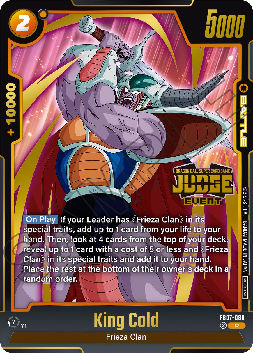 King Cold (Judge Pack 05 - Event Judge) [Fusion World Tournament Cards] | Total Play