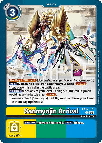Sanmyojin Arrival [EX12-070] [Digital World Shambala] | Total Play