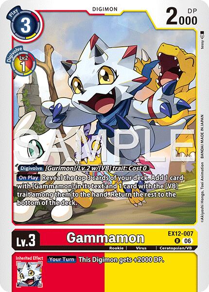 Gammamon [EX12-007] [Digital World Shambala] | Total Play