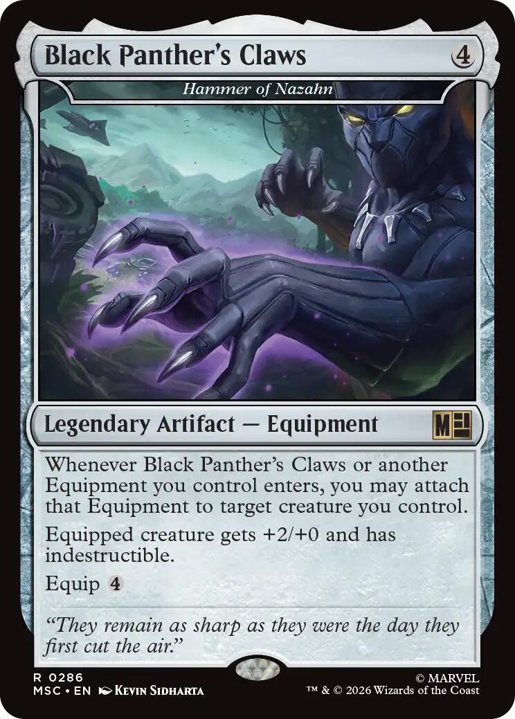 Black Panther's Claws - Hammer of Nazahn [Marvel Super Heroes Commander] | Total Play