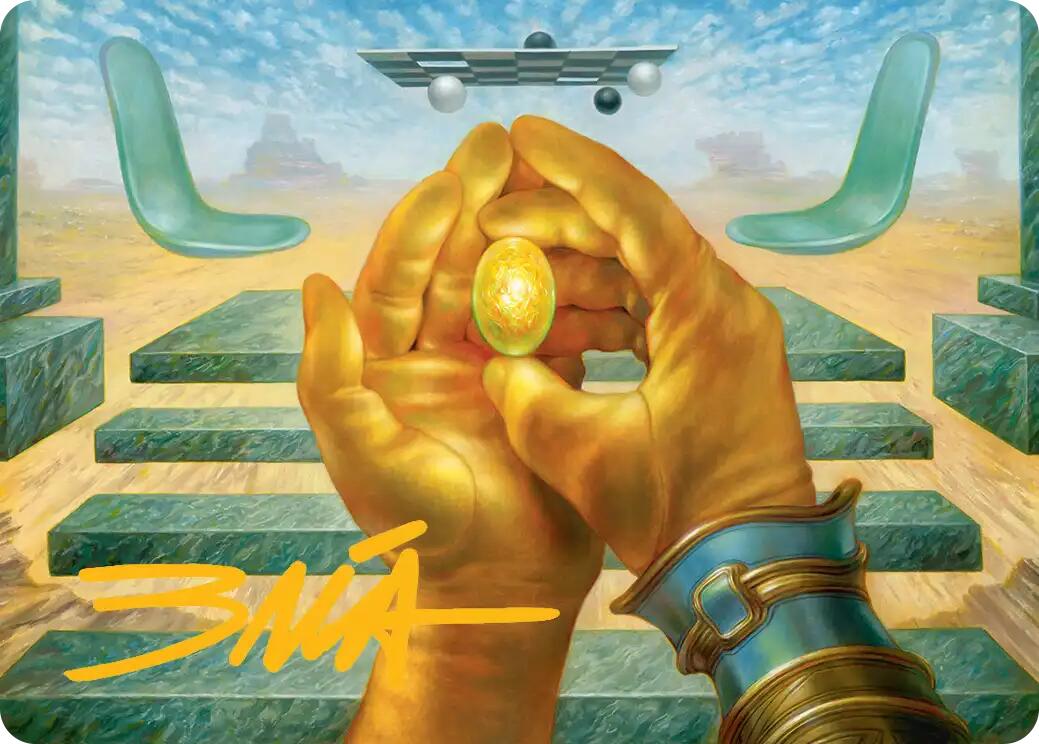 The Mind Stone Art Card (Gold-Stamped Signature) [Marvel Super Heroes Art Series] | Total Play