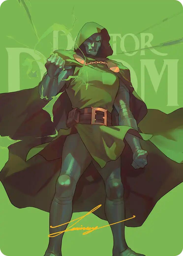 Doctor Doom Art Card (Gold-Stamped Signature) [Marvel Super Heroes Art Series] | Total Play