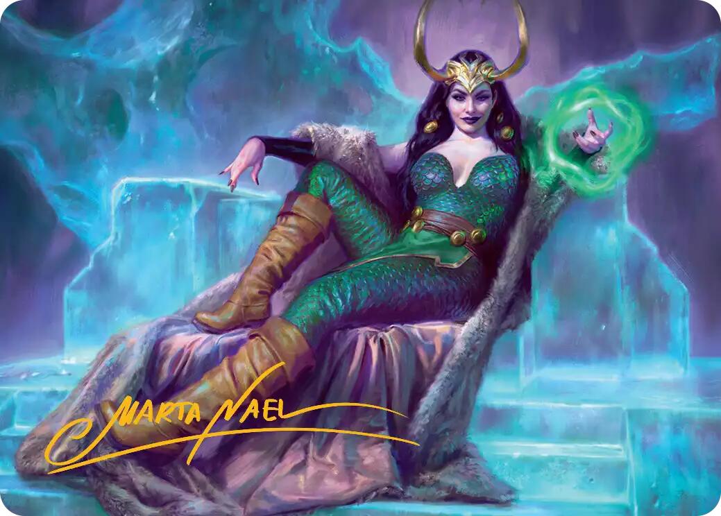 Lady Loki, Agent of Chaos Art Card (Gold-Stamped Signature) [Marvel Super Heroes Art Series] | Total Play