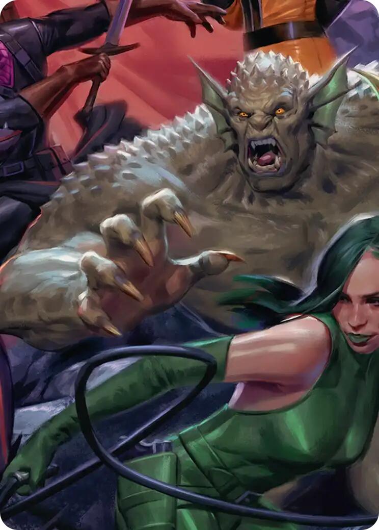 Abomination, Irradiated Brute Art Card [Marvel Super Heroes Art Series] | Total Play