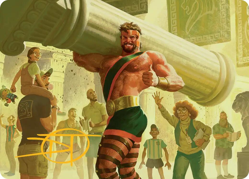 Hercules, Prince of Power Art Card (Gold-Stamped Signature) [Marvel Super Heroes Art Series] | Total Play