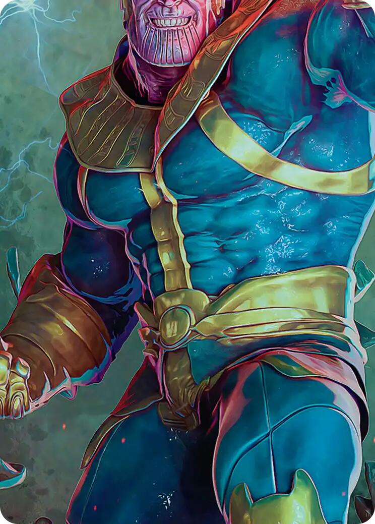 Thanos, the Mad Titan Art Card (5/9) [Marvel Super Heroes Art Series] | Total Play