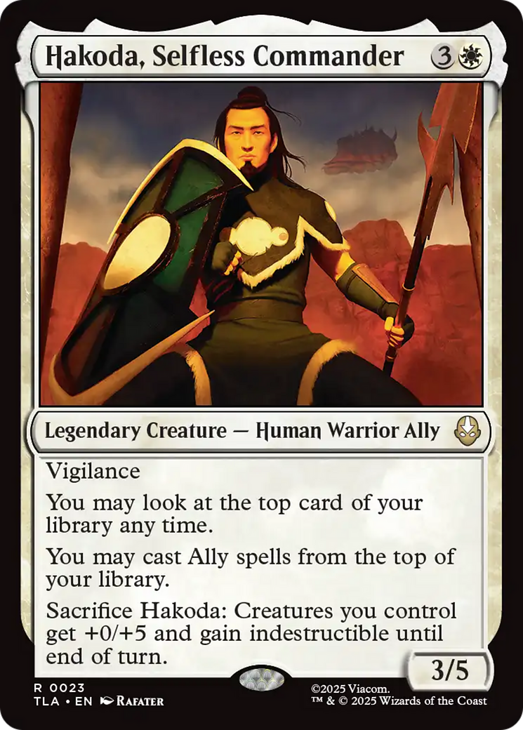 Hakoda, Selfless Commander [Avatar: The Last Airbender] | Total Play