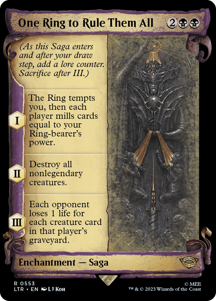 One Ring to Rule Them All [The Lord of the Rings: Tales of Middle-Earth Showcase Scrolls] | Total Play