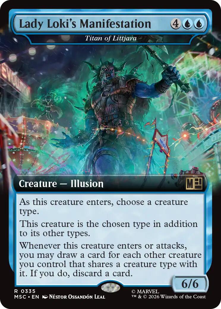 Lady Loki's Manifestation - Titan of Littjara (Extended Art) [Marvel Super Heroes Commander] | Total Play