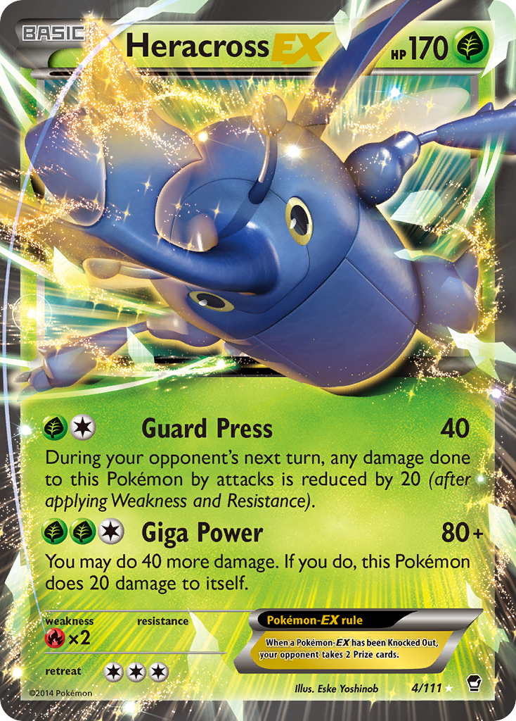 Heracross EX (4/111) [XY: Furious Fists] | Total Play