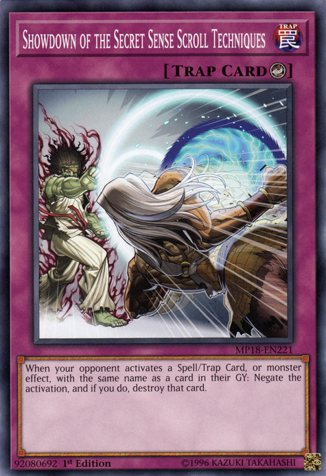Showdown of the Secret Sense Scroll Techniques [MP18-EN221] Common | Total Play