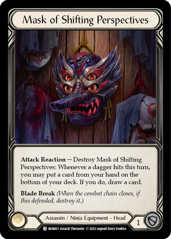 Mask of Shifting Perspectives [BEN003] (Outsiders Benji Blitz Deck) | Total Play