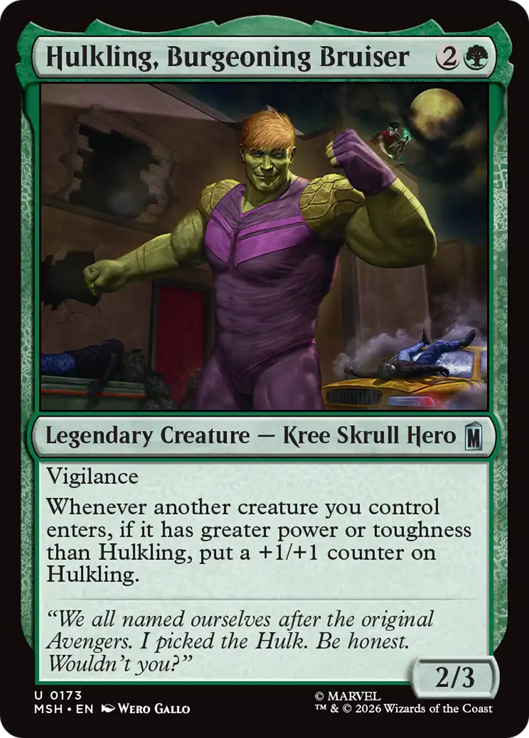 Hulkling, Burgeoning Bruiser [Marvel Super Heroes] | Total Play