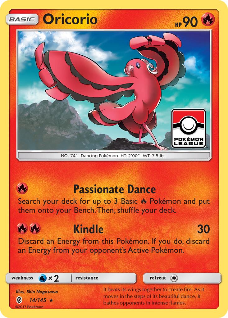 Oricorio (14/145) [Sun & Moon: Guardians Rising] | Total Play