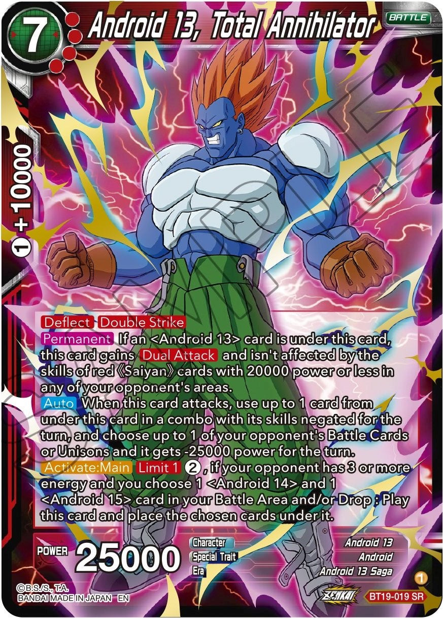 Android 13, Total Annihilator (BT19-019) [Fighter's Ambition] | Total Play