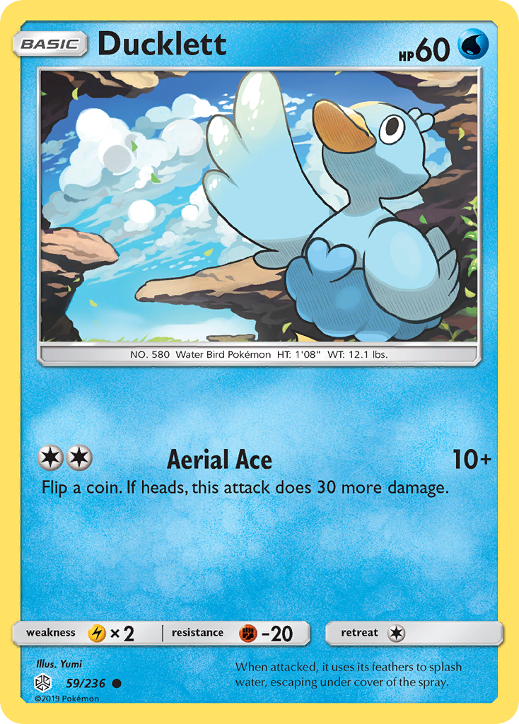Ducklett (59/236) [Sun & Moon: Cosmic Eclipse] | Total Play