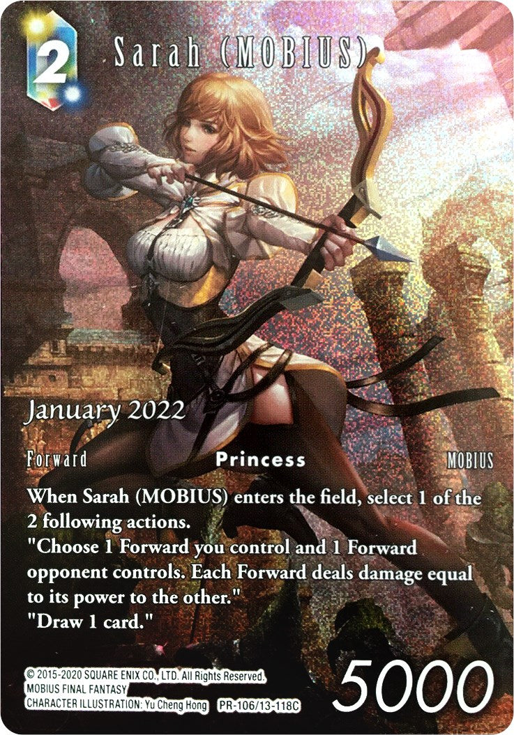 Sarah (MOBIUS) (January 2022) [Opus XIII Promo Cards] | Total Play