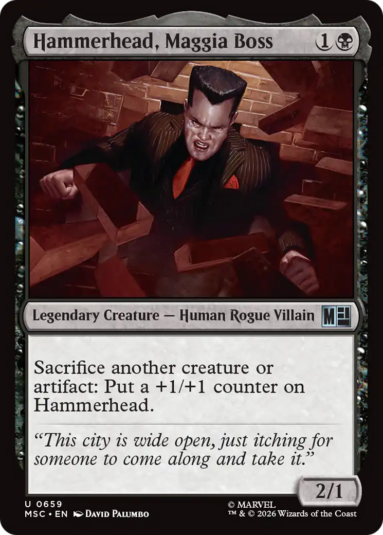 Hammerhead, Maggia Boss [Marvel Super Heroes Commander] | Total Play